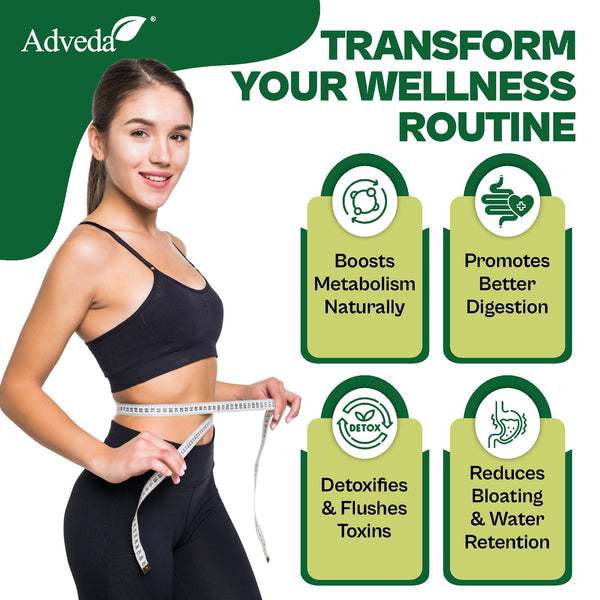 Adveda Belly Fat Cut Herbal Tea- 20  Tea Bags | Slimming & Metabolism Boosting Detox Tea