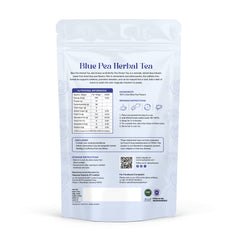 Hayman Natural's Blue Pea Flower Herbal Tea-30 Pyramid Tea Bags,Antioxidant,Beauty & Stress Relief Caffeine-Free Blue Tea