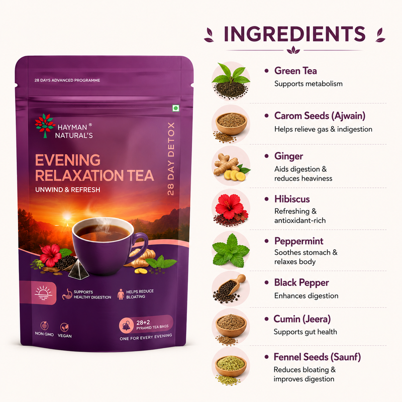 28 Days Detox Tea 1 Month Package (90 Pyramid Tea Bags)
