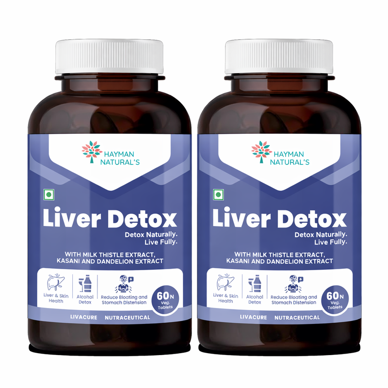 Liver Detox Tablets (100% Herbal No Side Effect)