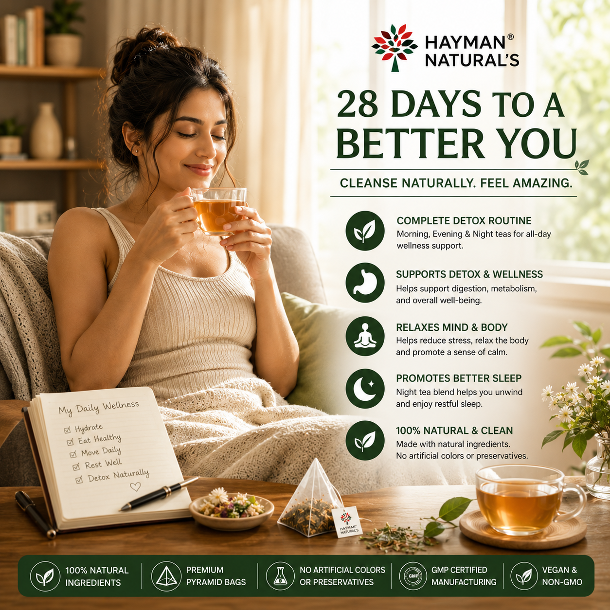 Why Trust Hayman Natural’s Tea Tox Kit?