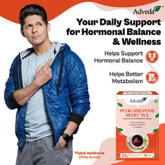 Adveda PCOD & PCOS Relief Herbal Tea- 20  Tea Bags |  Hormonal Balance & Women’s Wellness Tea