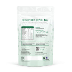 Hayman Natural's Peppermint Herbal Tea-30 Pyramid Tea Bags,Digestive & Refreshing Tea,Caffeine Free