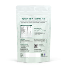 Hayman Natural's Pure Spearmint Herbal Tea-30 Pyramid Tea Bags,Pcos Relief | Balances Hormones, Reduces Facial Hair & Acne & Supports Digestion