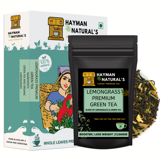 Hayman Natural's Lemongrass Green Tea Antioxidants Rich for Weight Management